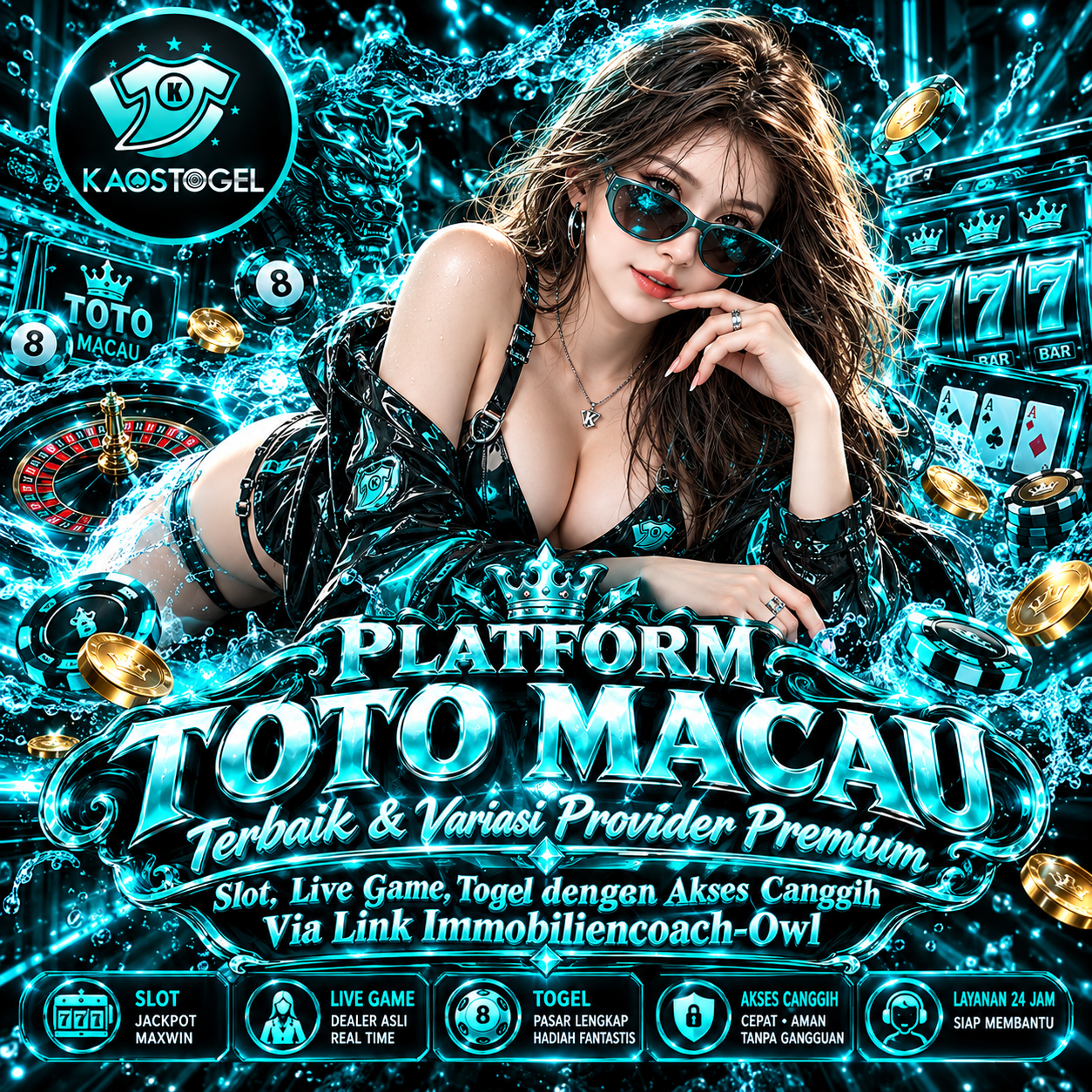 KAOSTOGEL || Platform Toto Macau Terbaik & Variasi Provider Premium Slot, Live Game, Togel dengan Akses Canggih Via Link Immobiliencoach-Owl